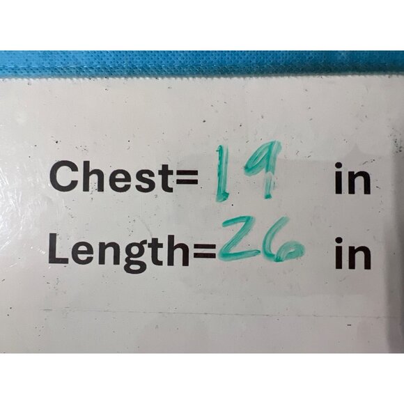 Bella+Canvas Miss America Sleeveless Muscle Tee Size Medium Blue Polyester Blend - Picture 6 of 6